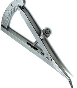 Jauge Iwanson pour orthodontie dentaire, calibre de couronne, instruments de mesure de l'épaisseur des dents, manuel, par Blush Surgical - Product Image 5