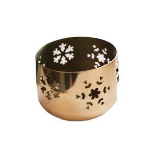 <b>Small</b> Geometric Gold Iron Metal Votive Holder Unique Design <b>for</b> <b>Home</b> Christmas Factory Wholesale Candles <b>for</b> <b>Home</b> Decoration - Product Image 4