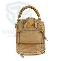 Sac à bandoulière tactique OEM en gros Hongkai Vanguard Camo Molle, sacoche de poitrine tactique pour camping et randonnée