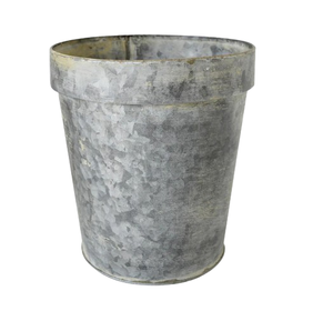 Set of TwoBucket Flower Pot <b>Galvanized</b> Metal Plant <b>Bucket</b> <b>Galvanized</b> Houseware Zinc <b>Bucket</b> Planter Zinc Pots - Product Image 6