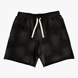 Short de jogging sport pour homme en molleton de coton French Terry, style vintage High Street, délavé à l'acide, brut, avec cordon de serrage, finition vintage - Product Image 5