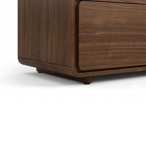 Commode à 6 tiroirs en teck, fabriquée à la main, style moderne, pour chambre à coucher, appartement, salon - Product Image 2