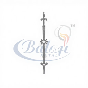 Barandilla de Hierro Forjado Moderna de Alta Calidad, Diseño sin Marco, Resistente al Agua, Diseño Gráfico para Barandas de Balcón - Product Image 1