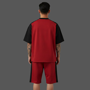 2026 New Arrived Summer Eco-Friendly Casual Wear Sportswear Custom Silk Screen Printed logo 100% Cotton Solid Streetwear Regular - Product Image 3