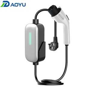 Chargeur EV portable intelligent 7 kW Type 2 GBT 220V OCPP 1.6J avec contrôle par application, station de charge rapide pour usage domestique et commercial, professionnel - Product Image 1