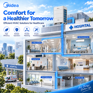 Fortschrittliche <span class=keywords><strong>SuperSense</strong></span> 17-Sensoren Midea VRF Klimaanlage Virtuelle Unterstützung für Komfortkühlung in Krankenhausstationen - Product Image 1