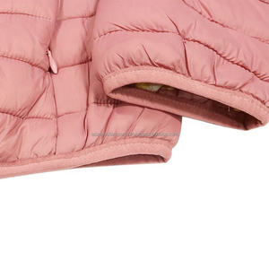 Puffer Jacket for Women Vintage Varsity Style <b>Warm</b> Windproof <b>Coats</b> 2-in-1 Wholesale Clothing Canvas - Product Image 3