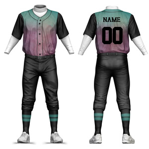 Uniforme de Béisbol Deportivo Cómodo con MOQ Bajo, Talla Personalizada para Jóvenes, Absorbe la Humedad, para Todas las Temporadas - Product Image 1