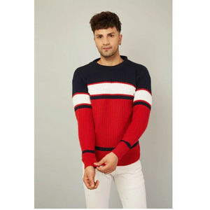 Suéteres de punto de invierno para hombre de primera calidad, suéteres a rayas de moda para hombre, a precio de mayoreo por fabricante. - Product Image 1
