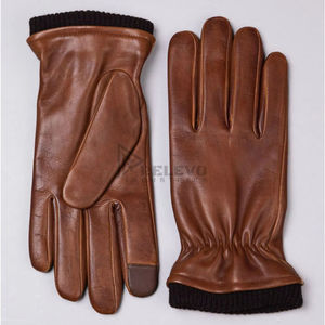 Gants de moto en cuir de chèvre vintage de qualité supérieure, perforés, pour l'été, faible MOQ, vente en gros - Product Image 1