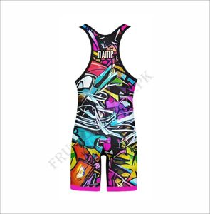 Custom Men's Wrestling <b>Singlet</b> Gym <b>Weightlifting</b> Compression Sportswear Stretch Sublimation Team Uniform Adults - Product Image 3