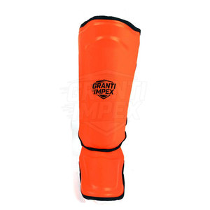 Protège-tibias de boxe haut de gamme, personnalisés, en cuir souple et respirant, protection professionnelle légère pour hommes et femmes - Product Image 5