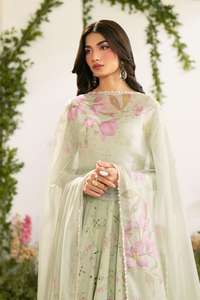 Trajes de Algodón Pakistaní, Vestidos Faisalabad, Salwar Kameez, Ropa Casual de Verano para Mujer, Diseño Pintado a Mano - Product Image 2