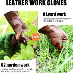Gants en cuir de haute qualité, gants en cuir de la meilleure qualité, gants en cuir très vendus, gants en cuir chauds pour l'hiver - Product Image 3