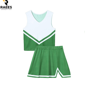 Nouveaux uniformes de cheerleading pour filles de qualité supérieure, 100% polyester 220g, impression numérique, couleur/taille personnalisée - Product Image 1