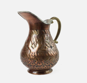 Pichet décoratif en cuivre fait main pour la maison – Théières et bouilloires pour les amateurs de cuivre – Pichet traditionnel - Product Image 6