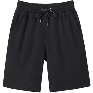 Shorts de sport respirants à séchage rapide pour hommes, tissu polyester/coton anti-humidité, taille élastique - Product Image 5