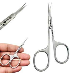 Tijeras para Cutículas de Alta Calidad, 4 Pulgadas, Acero Inoxidable, Punta Fina, para Manicura y Pedicura, Recortador de Cutículas, Herramienta de Precisión para el Cuidado de las Uñas - Product Image 4