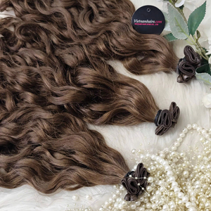 ผมเวอร์จินเวียดนามเกรดพรีเมียม ชนิด Genius Weft  หนังกำพร้าผมครบถ้วน น้ำหนัก 100 กรัม  มีทุกสี  จำหน่ายโดยผู้ผลิต - Product Image 1