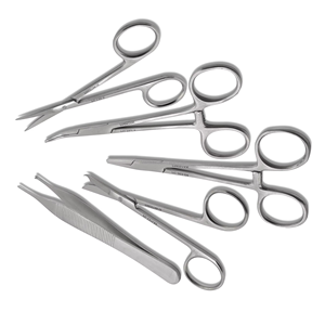 Juego de Instrumentos Microquirúrgicos de Primera Calidad, 5 Piezas, Instrumentos de Acero Inoxidable de Grado Alemán, Mejor Proveedor Mayorista - Product Image 2
