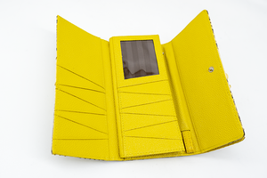 Cartera Larga de Cuero Genuino a la Moda al por Mayor para Mujer, Personalizable, Cuero Original, Tamaño L19.5 X W10.5cm, Bolso de Mujer - Product Image 4