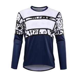 Jersey Deportivo Personalizado con Protección UV de Secado Rápido, Diseño Vintage, Cómodo para Adultos, Jersey de Motocross con Nombre del Equipo Impreso - Product Image 1