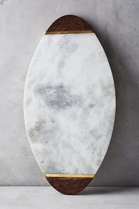 Planche à découper personnalisée en bois d'acacia et marbre avec poignée, bloc de découpe personnalisable gravé au laser - Product Image 3
