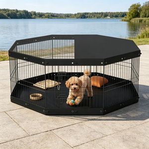 Recinto per Animali Domestici in Acciaio Impermeabile per Uso Interno ed Esterno - Product Image 6