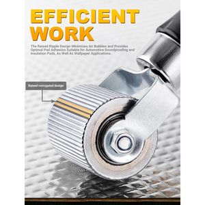 Set di 3 Rulli per Isolamento Acustico Auto, Strumento per Insonorizzazione, Tappetino Termoisolante per Pannelli Auto - Product Image 6