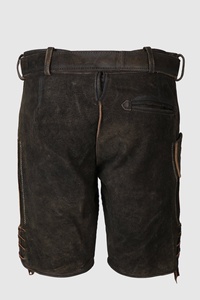 Pantalons courts en cuir véritable pour hommes, vêtement allemand, en cuir véritable, nouvelle collection - Product Image 6