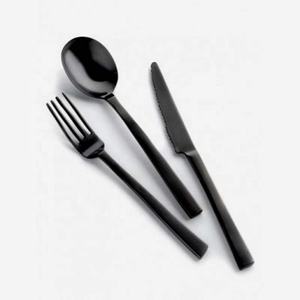 Metal <b>Long</b> Chopstick Design Handle Stainless Steel Amazing Silver plated Silverware spoon fork and <b>Knife</b> Cutlery set - Product Image 3