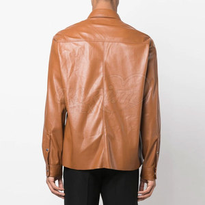 Chemise en cuir d'hiver décontractée et professionnelle anti-rides avec poches poitrine – Confortable et facile à porter, qualité supérieure pour le quotidien - Product Image 3