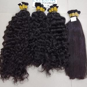 Paquetes de cabello ondulado camboyano alineados con cutícula virgen cruda Vendedores de cabello no Remy Camboya Vendedores de cabello alineados con cutícula virgen cruda - Product Image 3