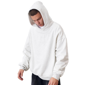 Sweat-shirts à capuche surdimensionnés pour hommes, imprimés sur mesure, double couche, coupe courte et ample, 100% coton, pour l'hiver, ODM - Product Image 5