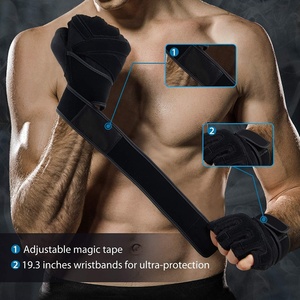 Palm Support Sports Fitness <b>Gloves</b> for Weightlifting Weightlifting <b>Gloves</b> Manufacturer Unisex Non slip Fitness <b>Gloves</b> Gym - Product Image 4