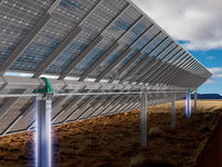 Sistema de Seguimiento Solar Inteligente, Soporte de Montaje para Sistema de Seguimiento Solar de un Solo Eje, Rastreador Solar Automático, Sistema de Energía