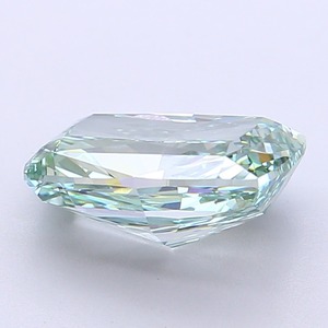Diamante CVD de 3.04 quilates, corte cojín, verde intenso, claridad VVS2, corte excelente, gema creada en laboratorio para joyería fina. - Product Image 3