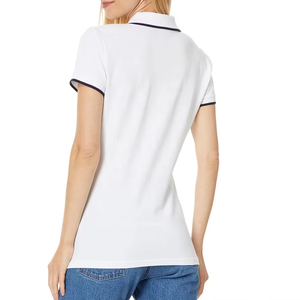 เสื้อยืดคอปกผู้หญิงลำลองขายส่ง เสื้อโปโลผู้หญิงแบบกำหนดเอง เสื้อกอล์ฟผู้หญิงระบายอากาศได้ดี ผู้ผลิตเสื้อเทนนิสแบบ OEM - Product Image 3