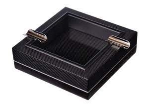 Cenicero para cigarros, cenicero de cerámica para cigarros, cenicero de lujo para cigarros, cenicero grande para cigarros, cenicero negro, cenicero decorativo - Product Image 5