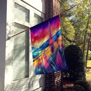 Liatris Multicolor Large Porch Sleeve <b>Pole</b> Decorative Yard Banner Artwork Polyester House Size House <b>Flag</b> Wall Yard Lawn Signs - Product Image 2
