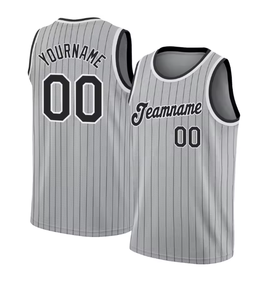 Custom Name Team Number Basketball Jersey Shirts <b>Stripe</b> Pattern Sportswear Vintage 3DPrint Summer <b>Tank</b> <b>Top</b> Vest - Product Image 1
