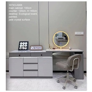30743-A731 Modern vanity table and Stool - Product Image 6