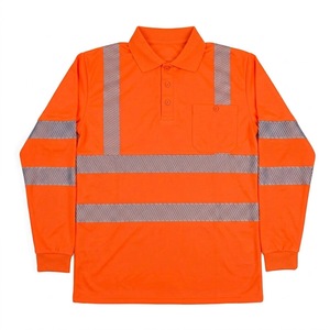 Gilet de sécurité réfléchissant personnalisé orange uni classe 2 haute visibilité - Vêtement de travail et de sport respirant et imperméable - Product Image 1