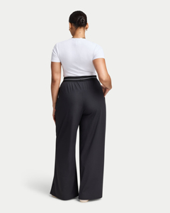 Pantalon de survêtement large taille haute personnalisé pour femme – Décontracté, avec poches, idéal pour la gym, le yoga, la détente et le quotidien - Product Image 2