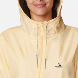Chaqueta Cortavientos Impermeable Personalizada para Mujer, con Capucha, Cierre Completo, Ligera, Deportiva, Casual, para Exteriores, 2026 - Product Image 5