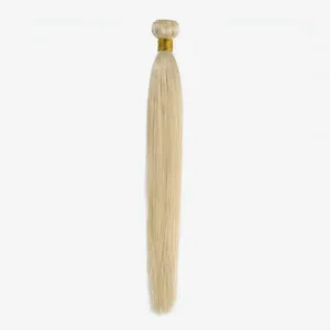 Perruque Full Lace Cheveux Indiens Remy Blond Platine Naturel Cheveux Humains Longs Densité 100% Base Soie Double Drawn Taille Personnalisable - Product Image 4
