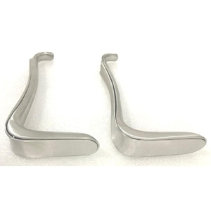 MayMed Espéculo Vaginal Manual de Acero Inoxidable Kristeller, Cuchillas Superior e Inferior, 110x18-36mm, Quirúrgico de Alta Calidad - Product Image 1