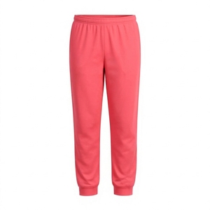 Winter Women's Workout Sweatpants High <b>Elastic</b> <b>Waist</b> 460GSM 100% Cotton French Terry Fabric Anti-static Custom Embroidery Loose - Product Image 3
