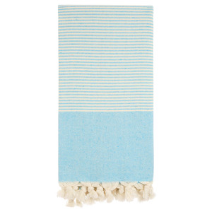 Toallas de Playa Turcas Ecológicas, Ligeras, Antiarena, Personalizadas con Rayas, de Algodón, con Logotipo de Lujo, de Secado Rápido y Absorbentes - Product Image 1