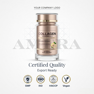 Cápsulas de Colágeno y Ácido Hialurónico Certificadas por GMP, Suplemento Nutricional Diario, Fabricante - Product Image 3